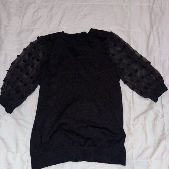 Black half sleeve sweater - Picture 2 of 2
